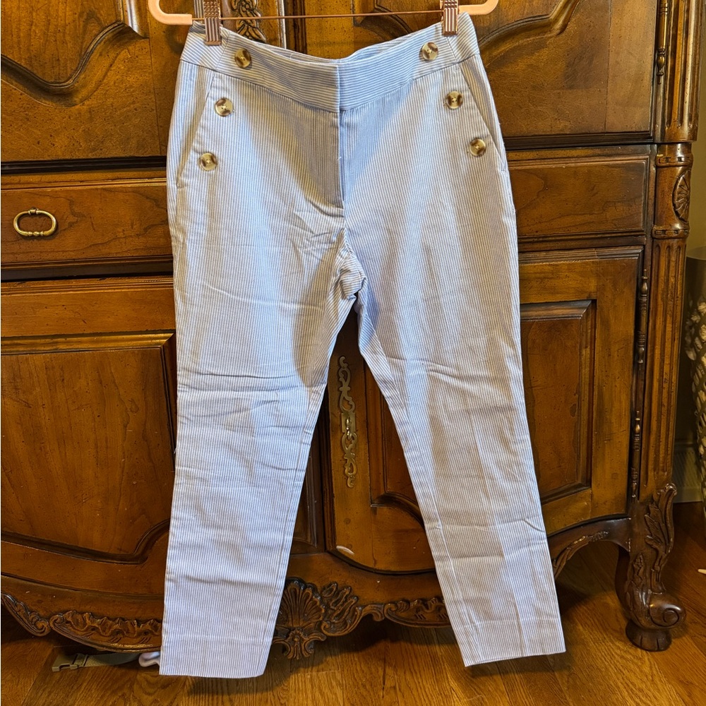 LOFT Pants Blue/White